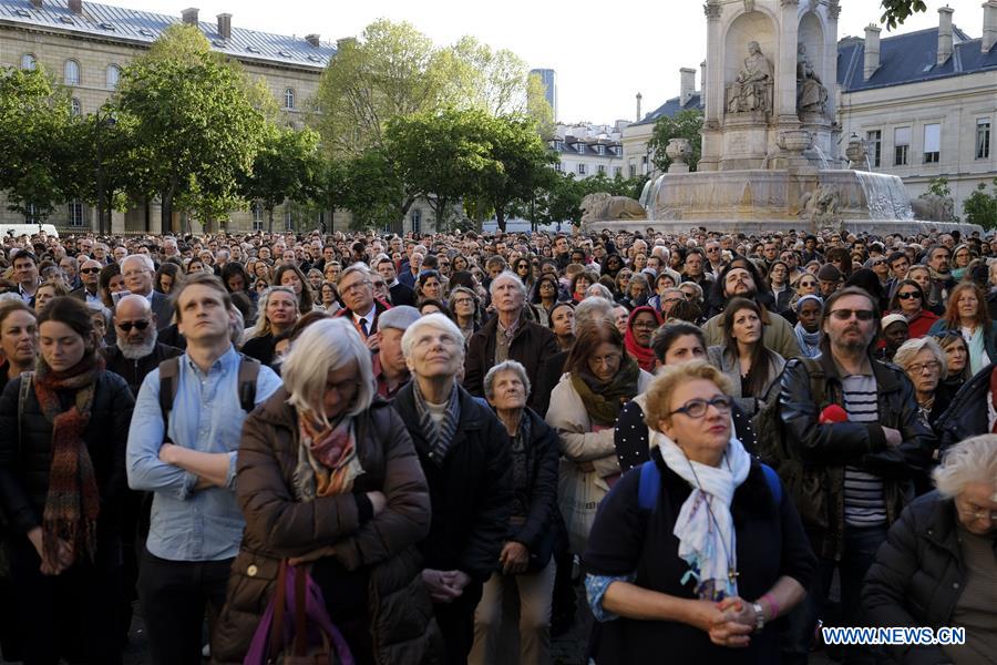 FRANCE-PARIS-NOTRE DAME CATHEDRAL-TRIBUTE