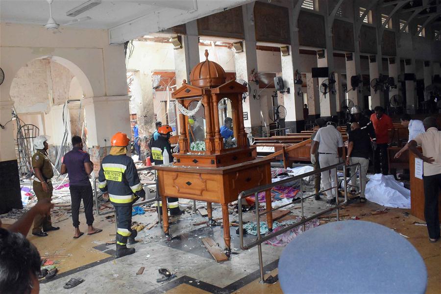 (SPOT NEWS)SRI LANKA-COLOMBO-BLASTS