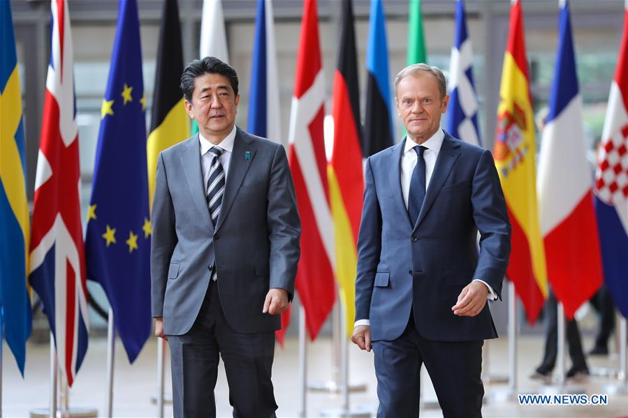 BELGIUM-BRUSSELS-EU-JAPAN-SUMMIT