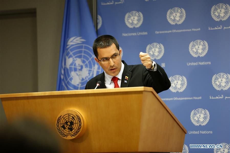 UN-VENEZUELA-FOREIGN MINISTER-PRESS CONFERENCE