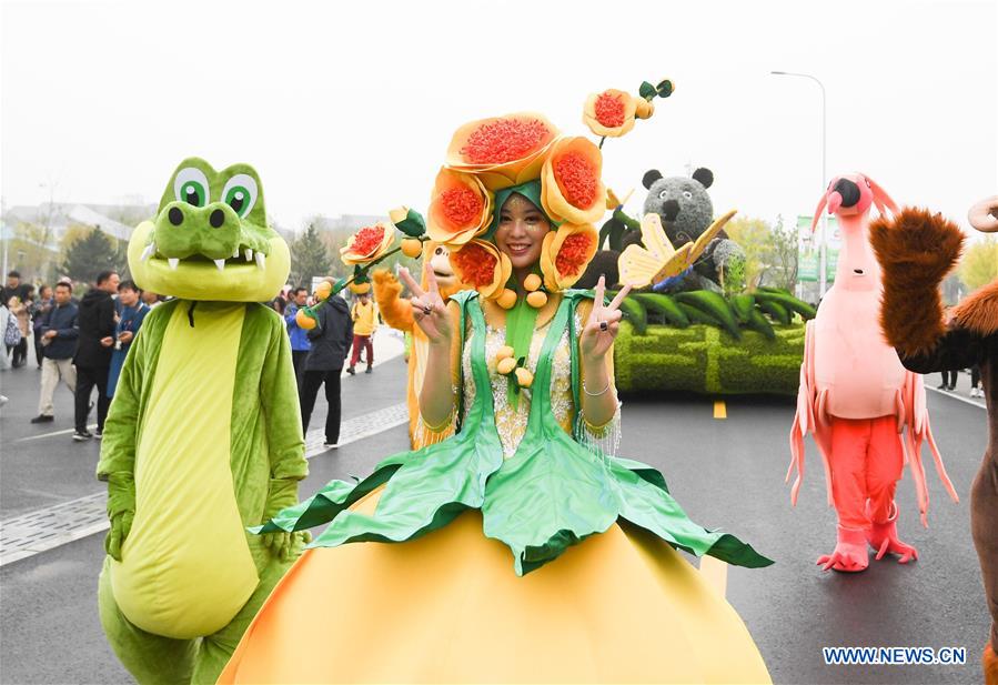 (EXPO 2019)CHINA-BEIJING-HORTICULTURAL EXPO-FLOAT PARADE (CN)