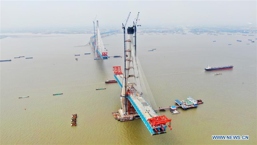 #CHINA-JIANGSU-NANTONG-BRIDGE-CONSTRUCTING (CN)