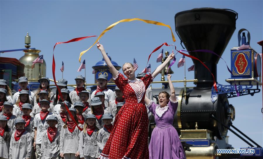 U.S.-SALT LAKE CITY-TRANSCONTINENTAL RAILROAD-ANNIVERSARY