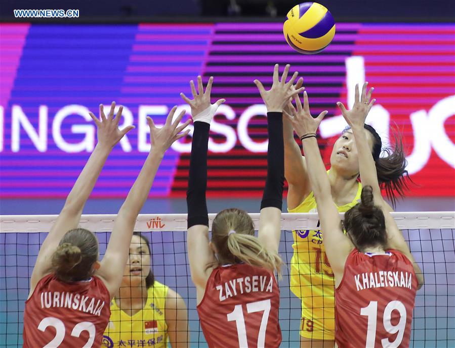 (SP)BRAZIL-BRASILIA-VOLLEYBALL-NATIONS LEAGUE-CHINA VS RUSSIA