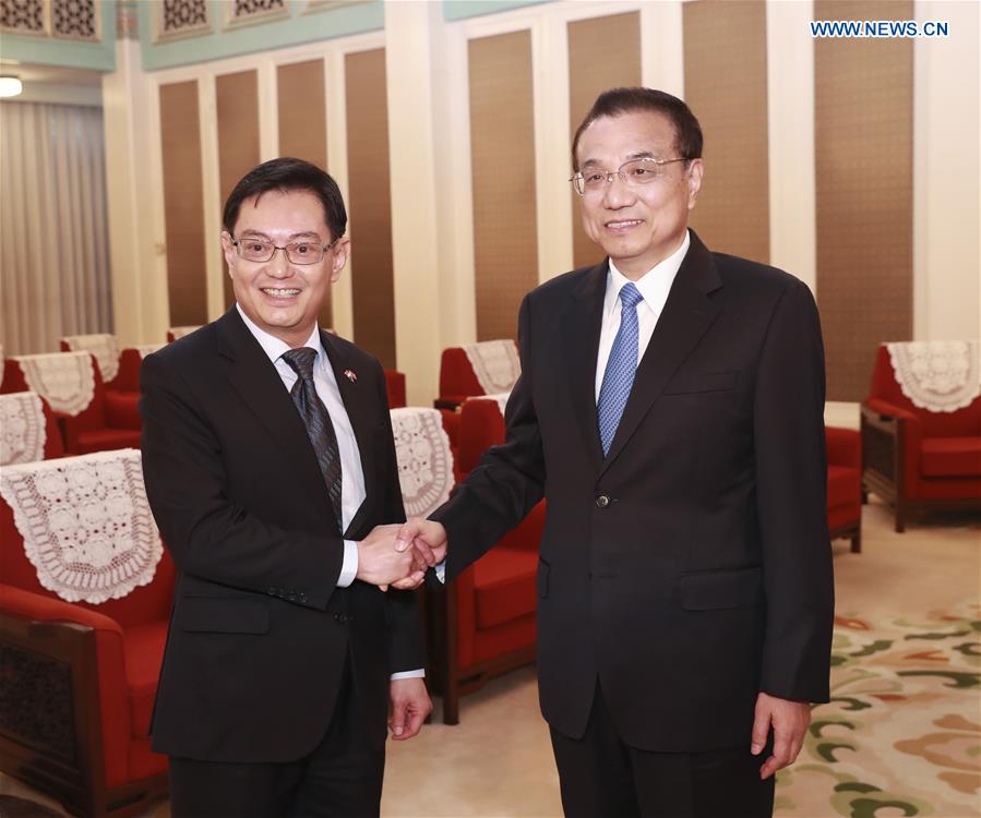 CHINA-BEIJING-LI KEQIANG-SINGAPORE-HENG SWEE KEAT-MEETING (CN)