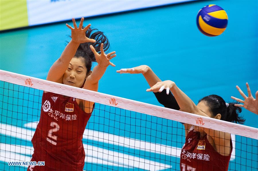 (SP)CHINA-MACAO-VOLLEYBALL-NATIONS LEAGUE-CHN VS THA