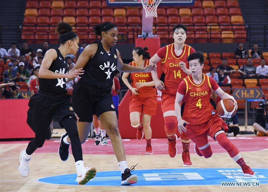 (SP)CHINA-QINGDAO-BASKETBALL-INTERNATIONAL WOMEN'S CHALLENGE