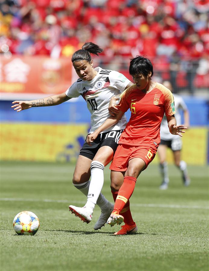 (SP)FRANCE-RENNES-2019 FIFA WOMEN'S WORLD CUP-GROUP B-GER VS CHN