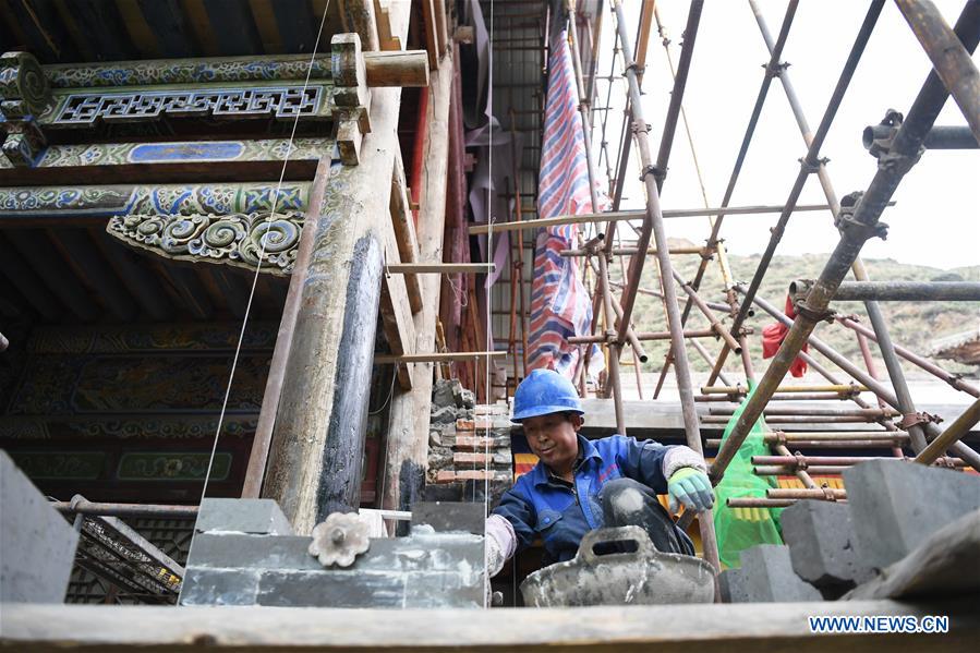 CHINA-GANSU-LABRANG MONASTERY-RESTORATION(CN)