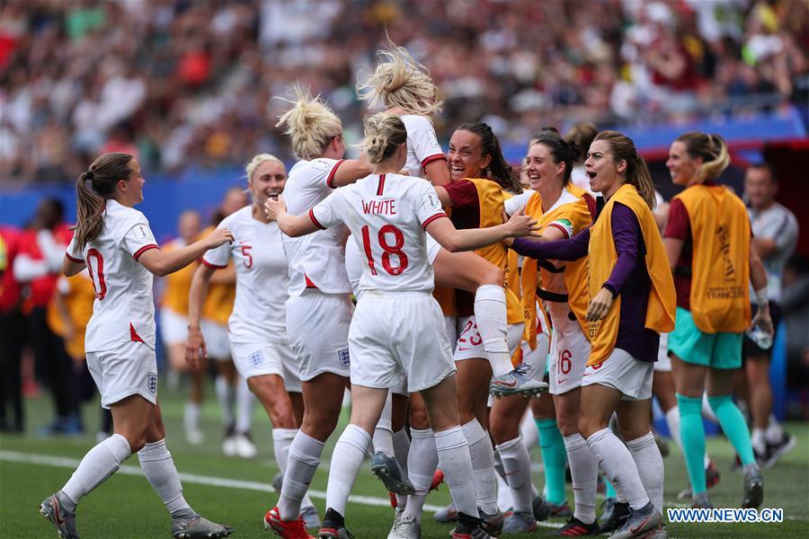 (SP)FRANCE-VALENCIENNES-2019 FIFA WOMEN'S WORLD CUP-ROUND OF 16-ENG VS CMR