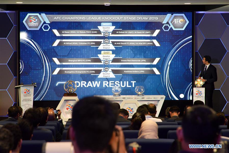 (SP)MALAYSIA-KUALA LUMPUR-AFC CHAMPIONS LEAGUE KNOCKOUT STAGE DRAW