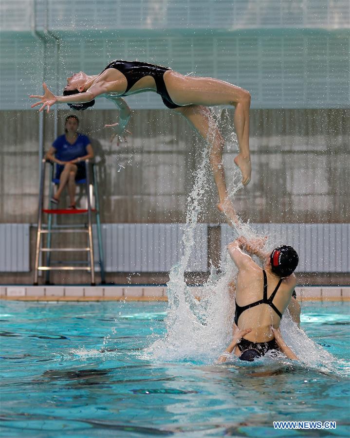 (SP)CHINA-BEIJING-SYNCHRONISED SWIMMING-TRAINING(CN)