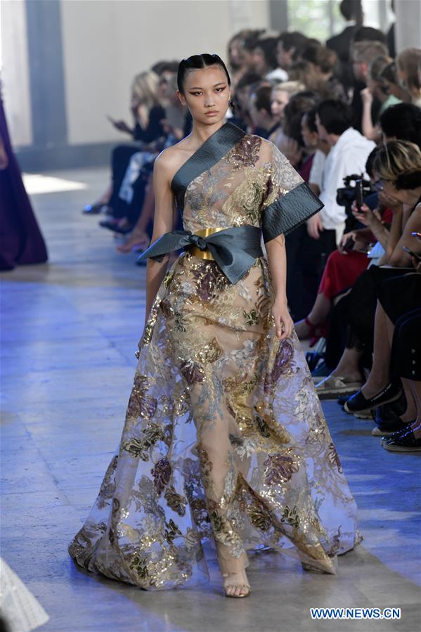 FRANCE-PARIS-FASHION WEEK-ELIE SAAB