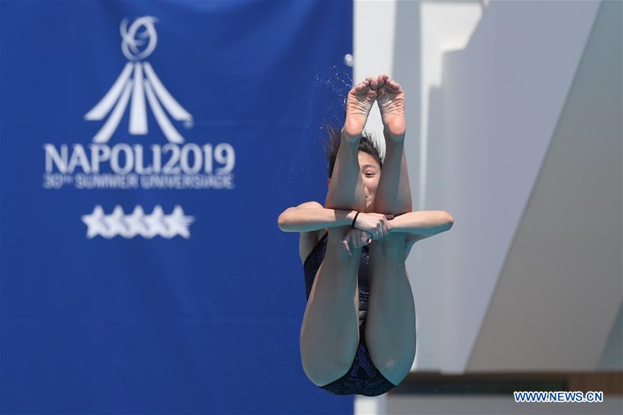 (SP)ITALY-NAPLES-SUMMER UNIVERSIADE-DIVIING-WOMEN'S 1M SPRINGBOARD