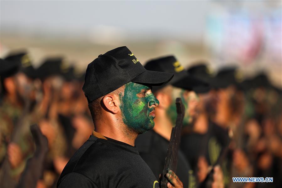 MIDEAST-GAZA-MILITARY-GRADUATION CEREMONY