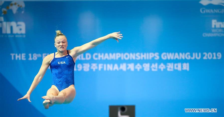 (SP)SOUTH KOREA-GWANGJU-FINA WORLD CHAMPIONSHIPS-DIVING-WOMEN'S 1M SPRINGBOARD