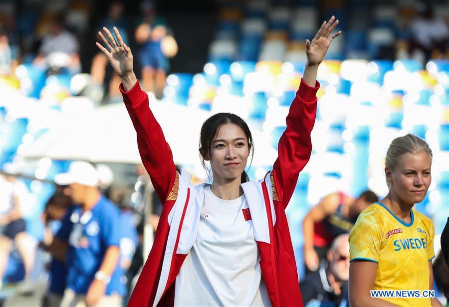 (SP)ITALY-NAPLES-SUMMER UNIVERSIADE 2019-ATHLETICS-WOMEN'S HIGH JUMP