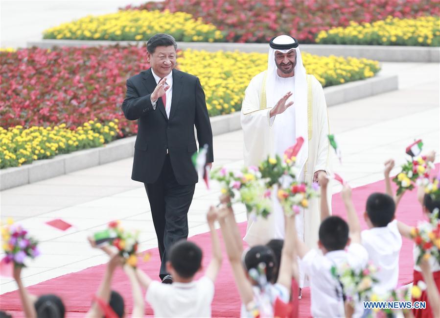 CHINA-BEIJING-XI JINPING-CROWN PRINCE OF ABU DHABI-TALKS (CN)