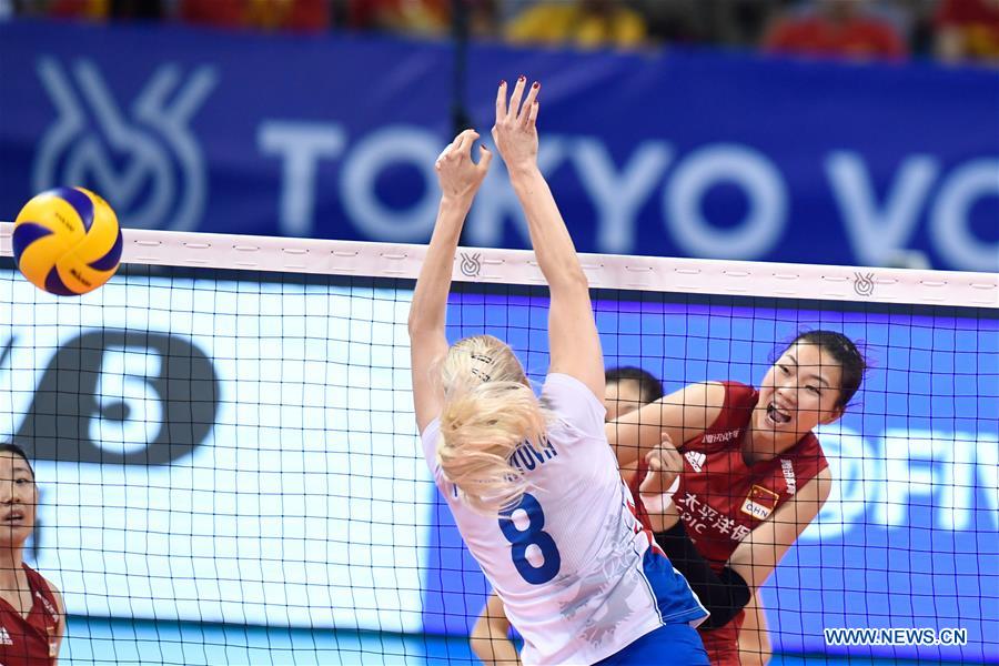 (SP)CHINA-NINGBO-FIVB-TOKYO VOLLEYBALL QUALIFICATION-CHN VS CZE