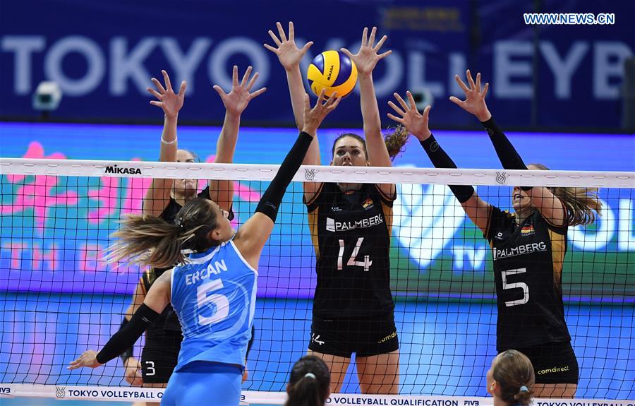 (SP)CHINA-NINGBO-FIVB-TOKYO VOLLEYBALL QUALIFICATION-TURKEY-GERMANY