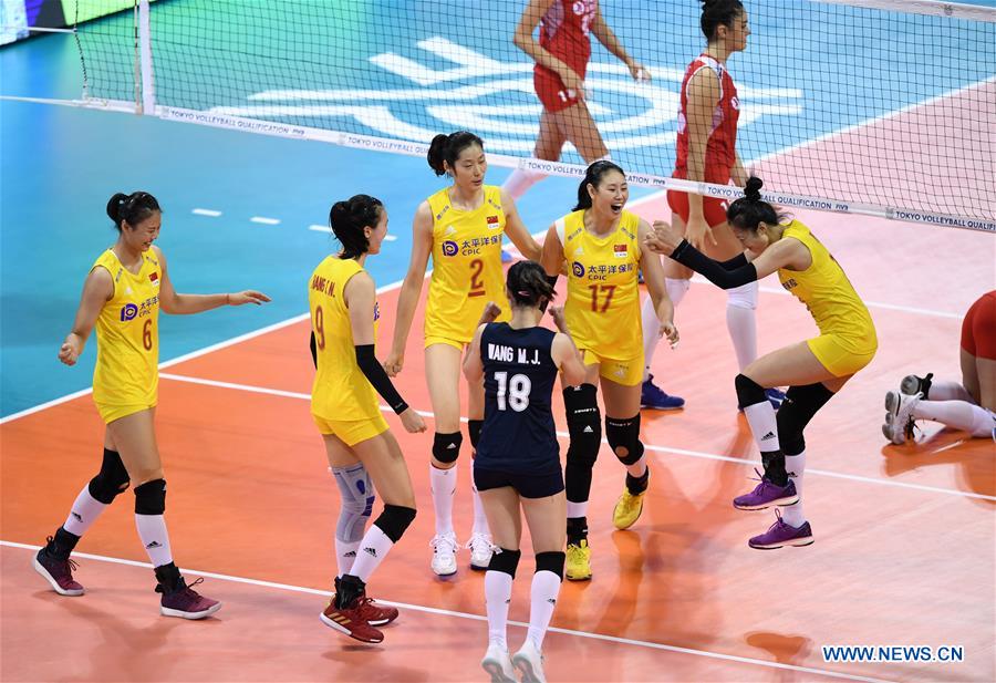 (SP)CHINA-NINGBO-FIVB-TOKYO VOLLEYBALL QUALIFICATION-CHINA-TURKEY(CN)