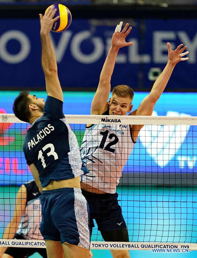 (SP)CHINA-NINGBO-FIVB-TOKYO VOLLEYBALL QUALIFICATION-FIN VS ARG(CN)