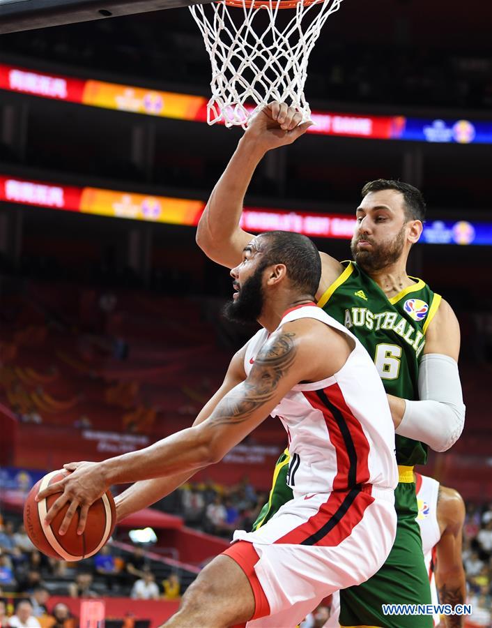 (SP)CHINA-DONGGUAN-BASKETBALL-FIBA WORLD CUP-GROUP H-AUSTRALIA VS CANADA (CN)