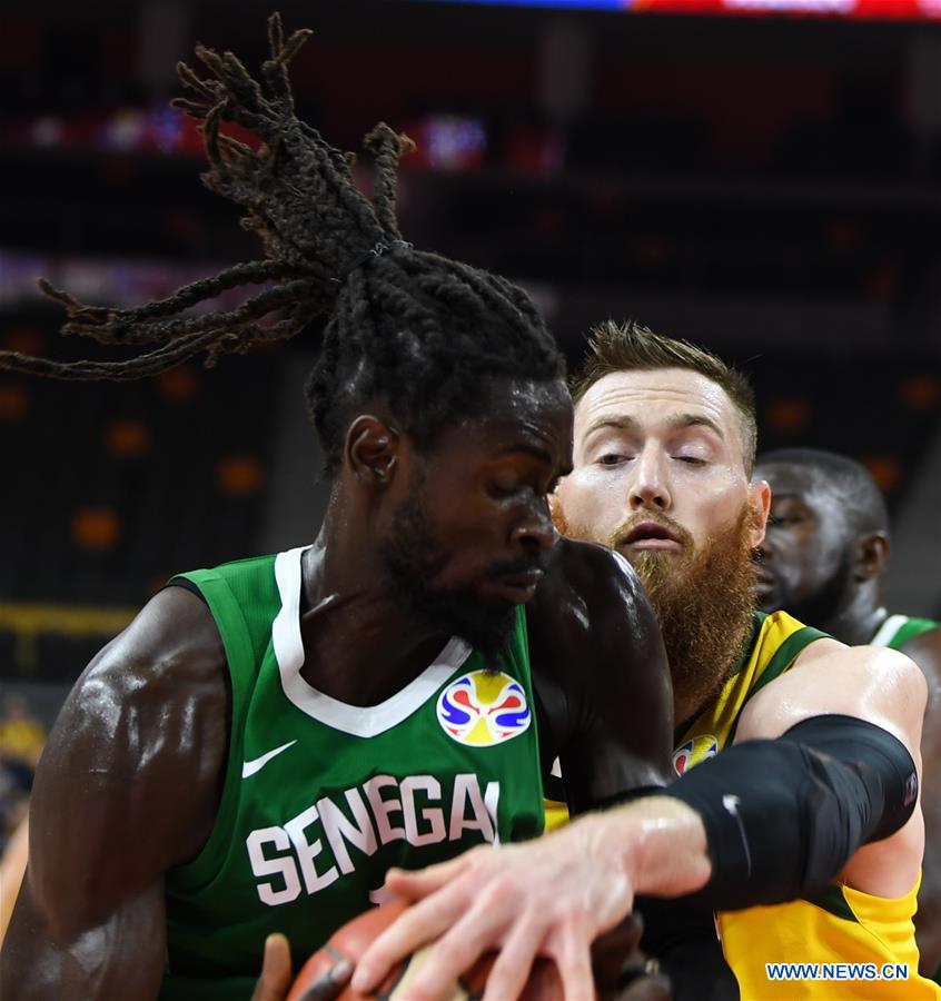 (SP)CHINA-DONGGUAN-BASKETBALL-FIBA WORLD CUP-GROUP H-AUSTRALIA VS SENEGAL (CN)