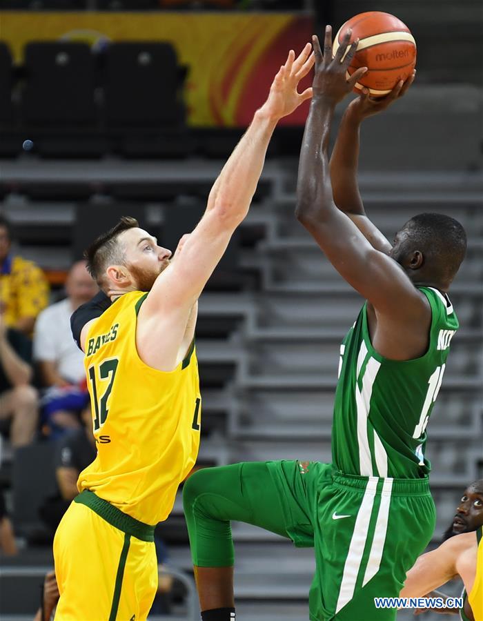 (SP)CHINA-DONGGUAN-BASKETBALL-FIBA WORLD CUP-GROUP H-AUSTRALIA VS SENEGAL (CN)