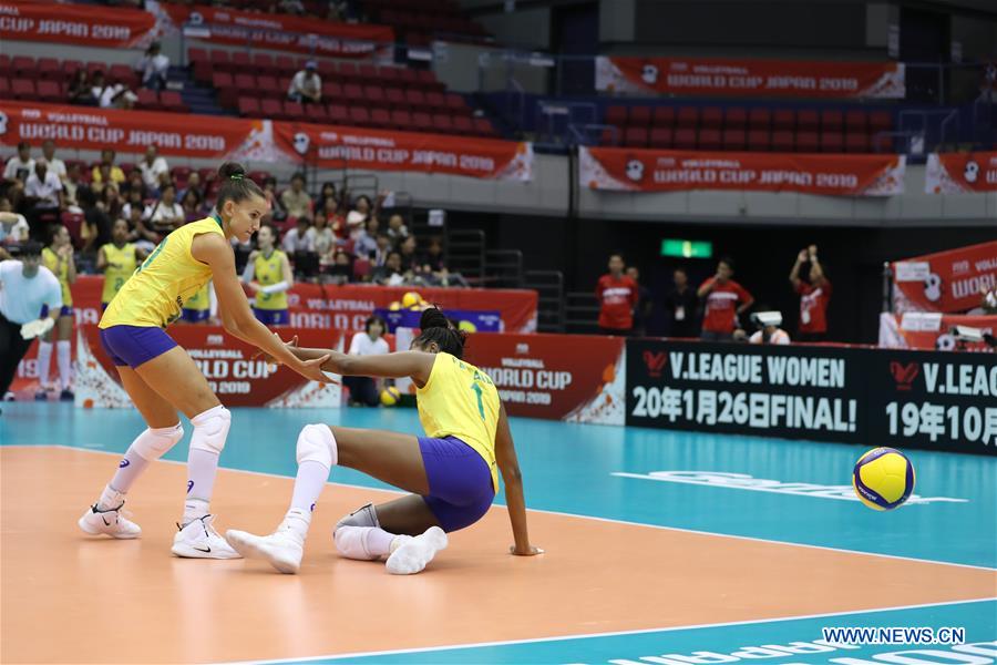 (SP)JAPAN-HAMAMATSU-VOLLEYBALL-WOMEN'S WORLD CUP-SERBIA VS BRAZIL