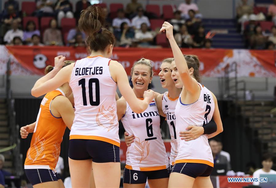 (SP)JAPAN-HAMAMATSU-VOLLEYBALL-WOMEN'S WORLD CUP-USA VS NETHERLANDS