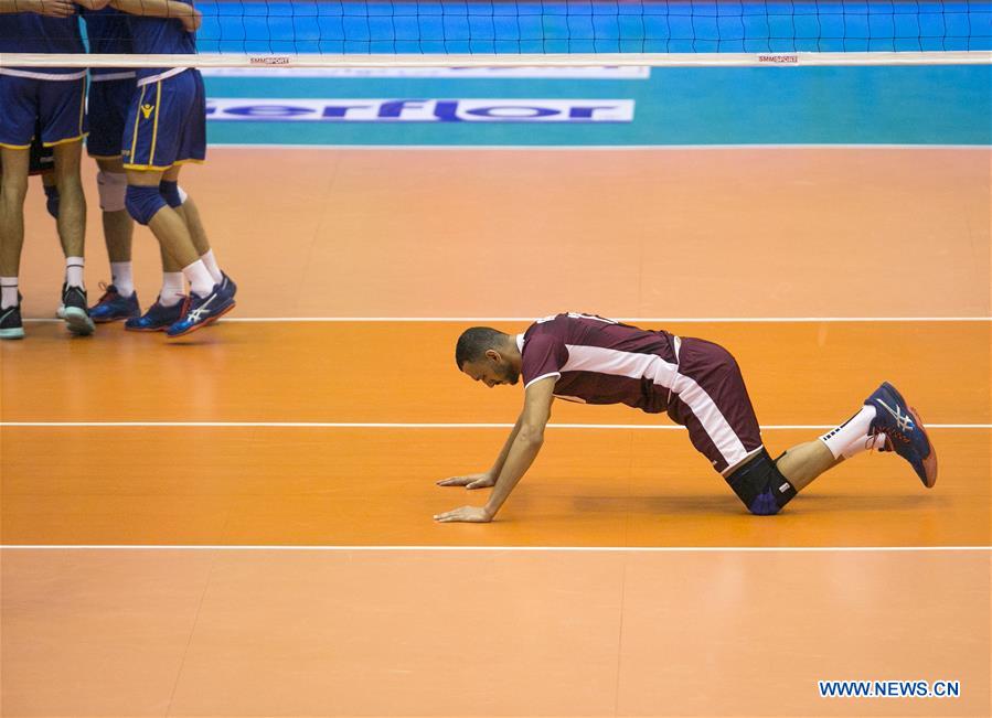 (SP) IRAN-TEHRAN-ASIAN VOLLEYBALL CHAMPIONSHIP-QATAR VS KAZAKHSTAN