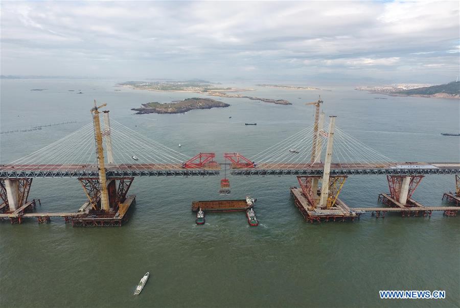 CHINA-FUJIAN-CROSS-SEA ROAD-RAIL BRIDGE-COMPLETION (CN)