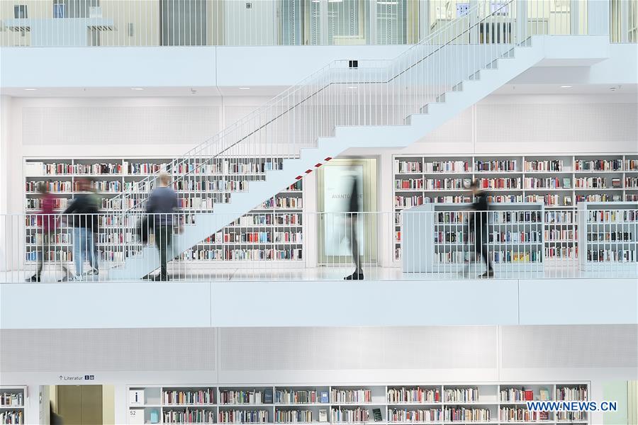 GERMANY-STUTTGART-MUNICIPAL LIBRARY