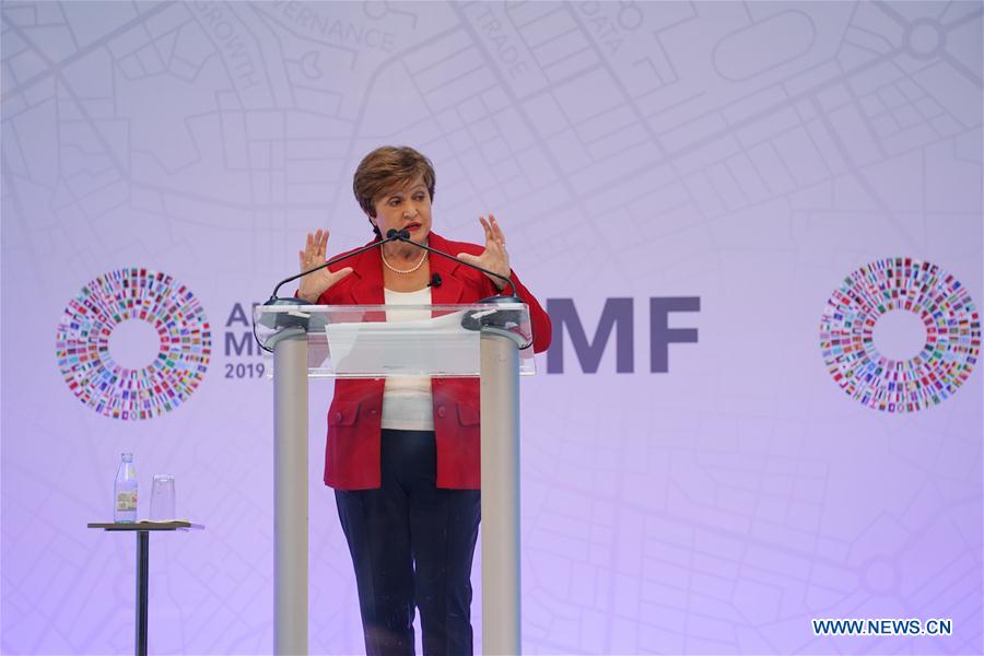 U.S.-WASHINGTON-KRISTALINA GEORGIEVA-IMF-SPEECH