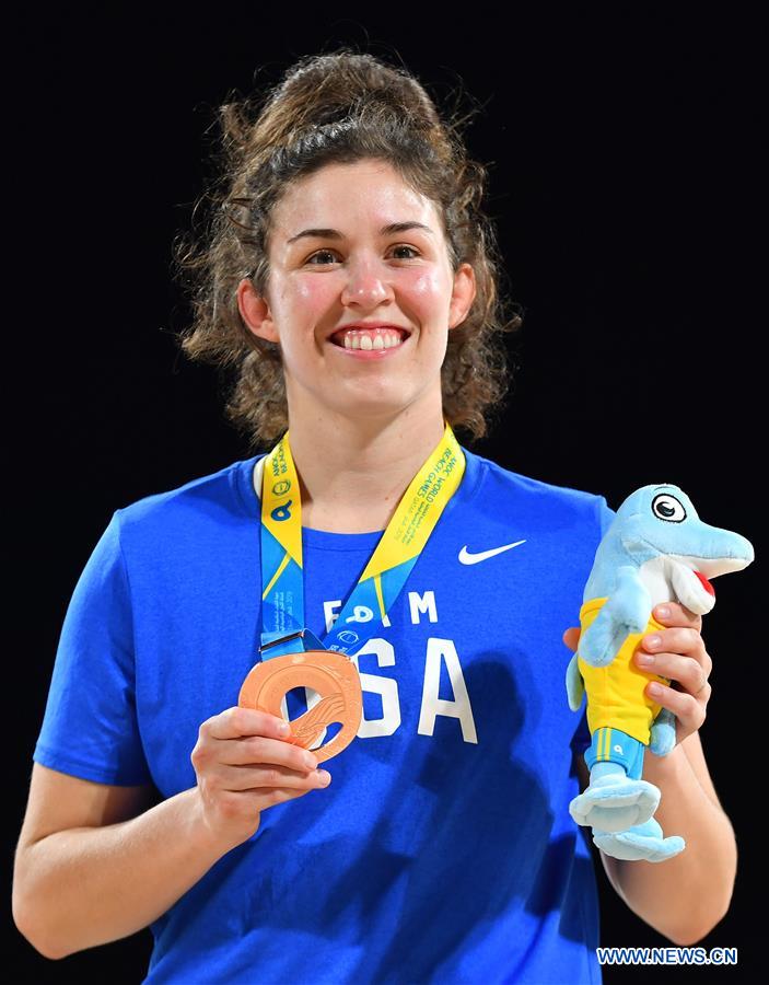 (SP)QATAR-DOHA-WORLD BEACH GAMES-WOMEN'S BEACH WRESTLING