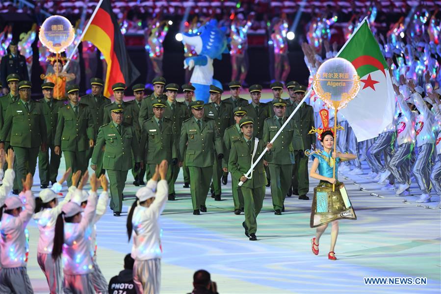 (SP)CHINA-WUHAN-7TH MILITARY WORLD GAMES-OPENING CEREMONY