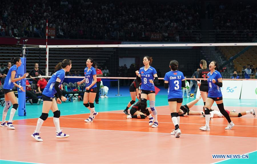 (SP)CHINA-WUHAN-7TH MILITARY WORLD GAMES-VOLLEYBALL(CN)