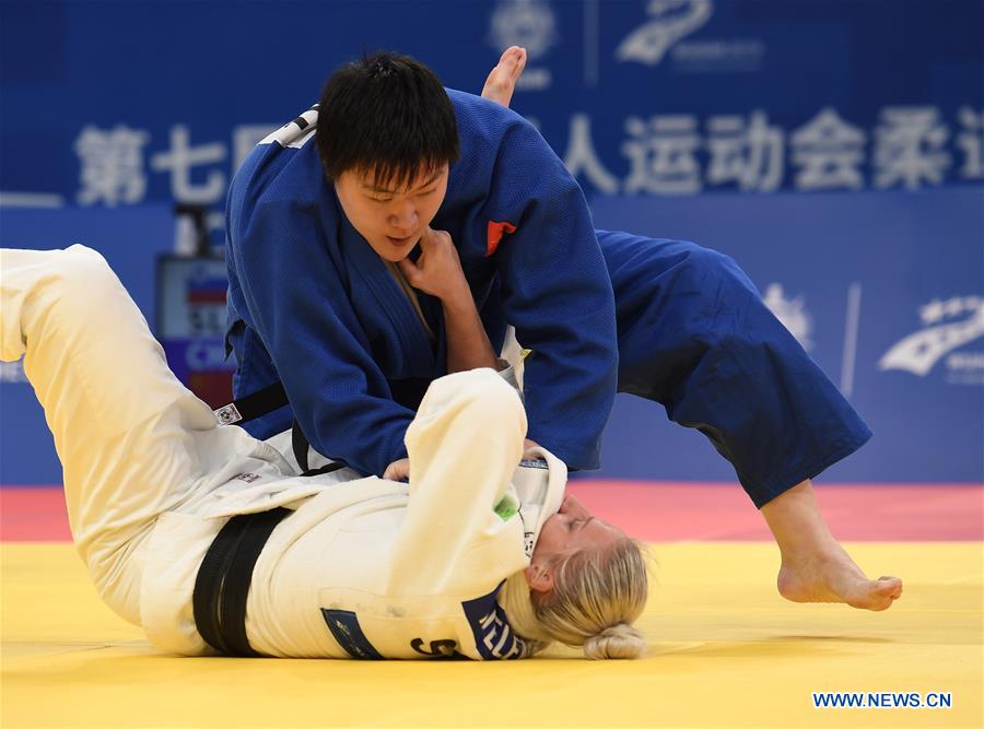 (SP)CHINA-WUHAN-7TH MILITARY WORLD GAMES-JUDO-WOMEN'S +78KG  FINAL(CN)