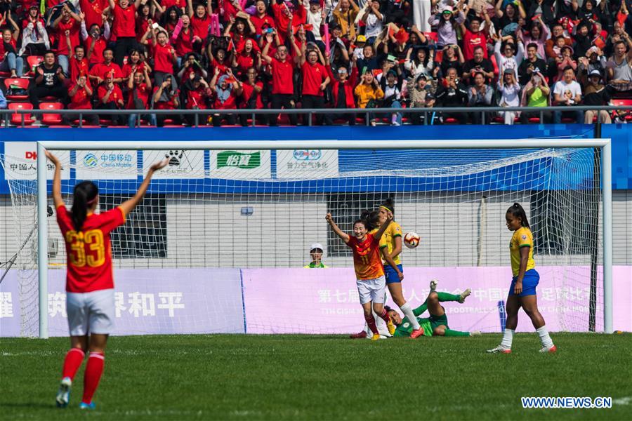 (SP)CHINA-WUHAN-7TH MILITARY WORLD GAMES-FOOTBALL