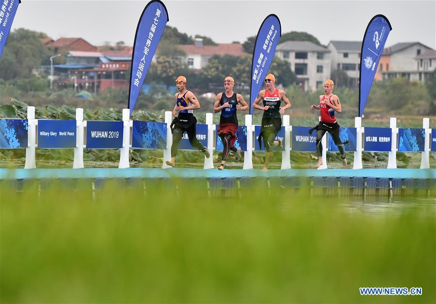 (SP)CHINA-WUHAN-7TH MILITARY WORLD GAMES-TRIATHLON