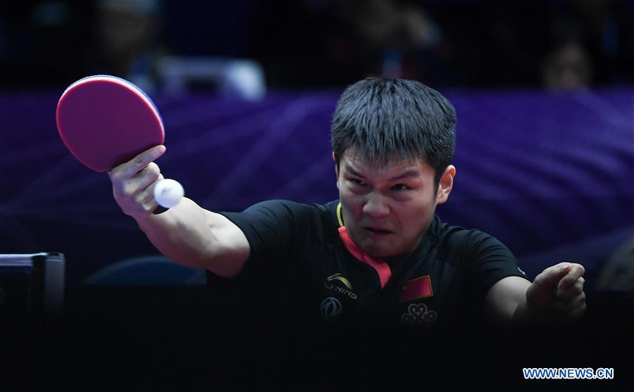 (SP)CHINA-CHENGDU-TABLE TENNIS-ITTF MEN'S WORLD CUP-ROUND OF 16 (CN)