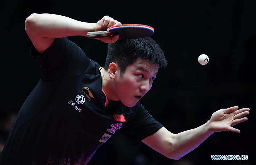 (SP)CHINA-CHENGDU-TABLE TENNIS-ITTF MEN'S WORLD CUP-ROUND OF 16 (CN)