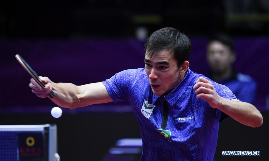 (SP)CHINA-CHENGDU-TABLE TENNIS-ITTF MEN'S WORLD CUP-QUARTERFINAL (CN)