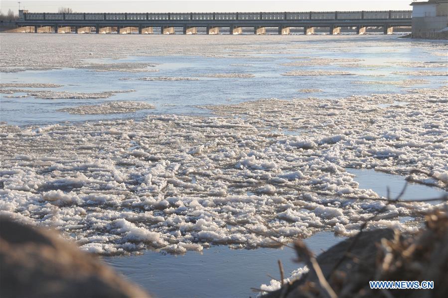 CHINA-INNER MONGOLIA-YELLOW RIVER-ICE FLOW(CN)