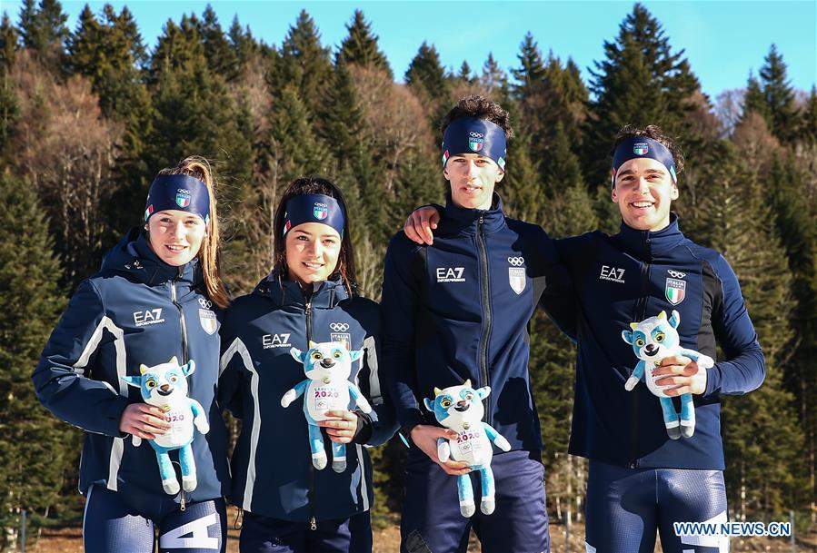 (SP)FRANCE-LES ROUSSES-WINTER YOG-BIATHLON-MIXED RELAY