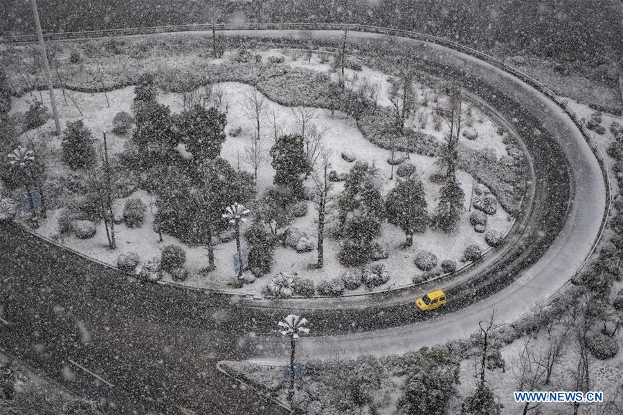 CHINA-GUIZHOU-GUIYANG-SNOW  SCENERY(CN)