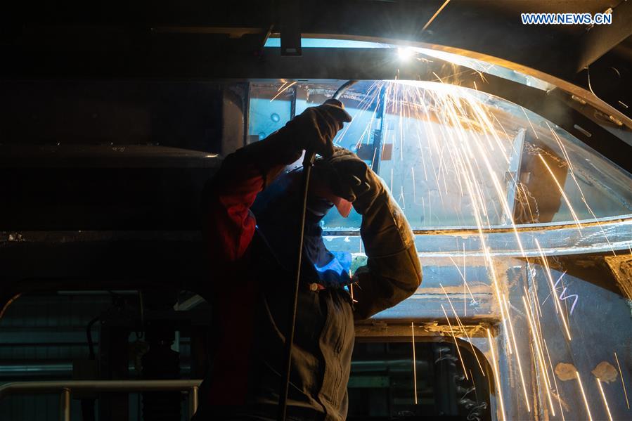 CHINA-HUNAN-ZHUZHOU-WELDING-PRODUCTION RESUMPTION (CN)