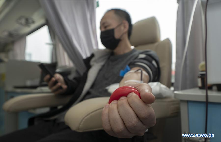 CHINA-HUBEI-WUHAN-CURED PATIENT-PLASMA DONATION (CN)