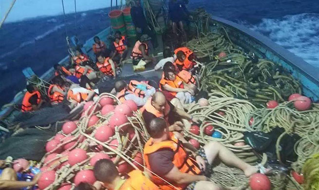 Majority of 133 passengers saved from 2 overturned boats in southern Thailand